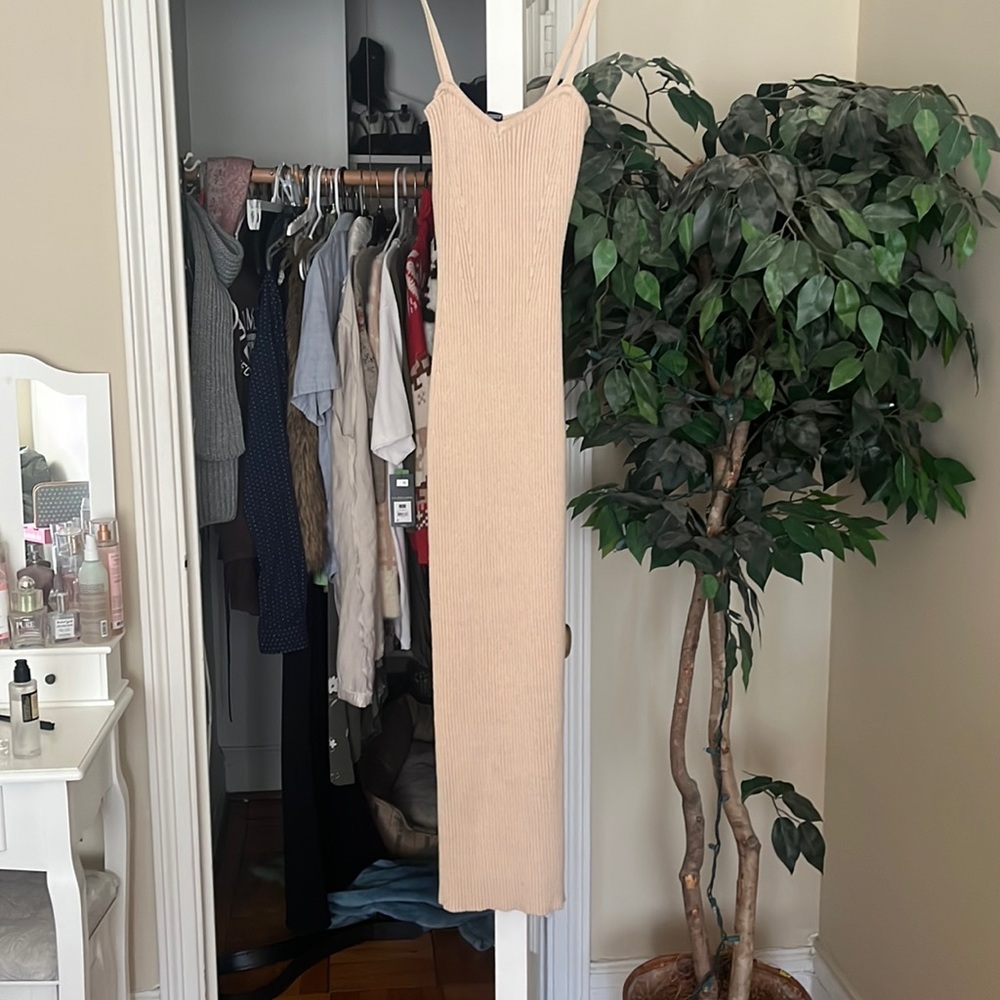 Long knit dress